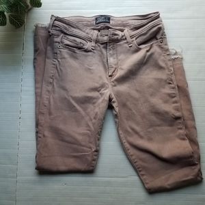 Abercrombie & Fitch Harper Super Skinny Tan Jeans